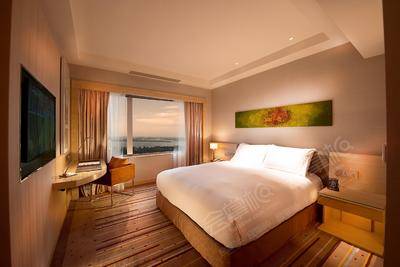 希尔顿逸林酒店- 柔佛- 新山(DoubleTree by Hilton Hotel Johor Bahru)行政特大床房基础图库1